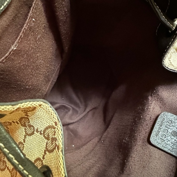 Gucci Brown Monogram Backpack - Picture 12 of 15